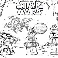 Desenhos para colorir Star Wars