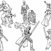 Desenhos para colorir Star Wars