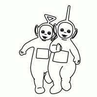 Desenhos para colorir Teletubbies
