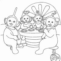 Desenhos para colorir Teletubbies