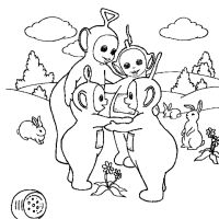 Desenhos para colorir Teletubbies