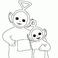 Desenhos para colorir Teletubbies