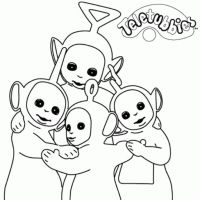 Desenhos para colorir Teletubbies