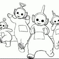 Desenhos para colorir Teletubbies