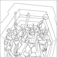 Desenhos para colorir Thor