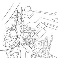 Desenhos para colorir Thor