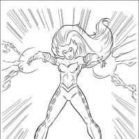 Desenhos para colorir Thor