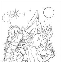 Desenhos para colorir Thor