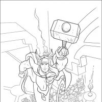 Desenhos para colorir Thor