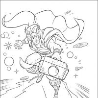 Desenhos para colorir Thor