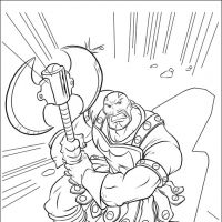 Desenhos para colorir Thor
