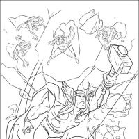 Desenhos para colorir Thor