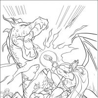 Desenhos para colorir Thor