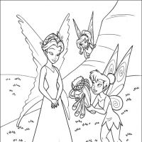 Desenhos para colorir Tinker bell