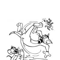 Desenhos para colorir Tom e Jerry