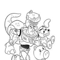 Desenhos para colorir Toy Story