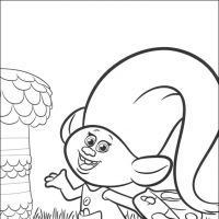 Desenhos para colorir Trolls