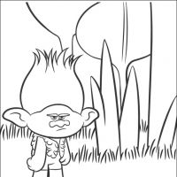 Desenhos para colorir Trolls
