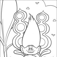 Desenhos para colorir Trolls