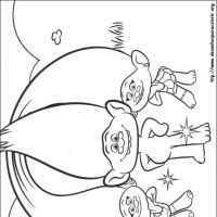 Desenhos para colorir Trolls