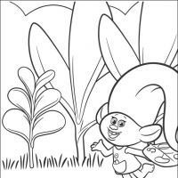Desenhos para colorir Trolls