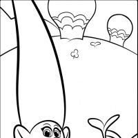 Desenhos para colorir Trolls