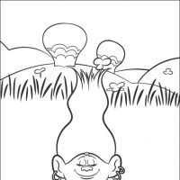 Desenhos para colorir Trolls