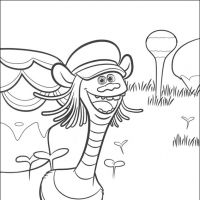 Desenhos para colorir Trolls