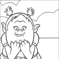 Desenhos para colorir Trolls