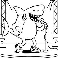 Desenhos para colorir Tubarões