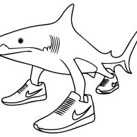 Desenhos para colorir Tubarões