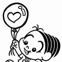 Desenhos para colorir Turma da Mônica