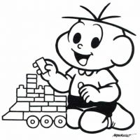Desenhos para colorir Turma da Mônica