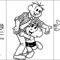 Desenhos para colorir Turma da Mônica