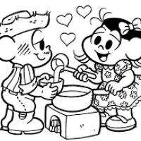 Desenhos para colorir Turma da Mônica