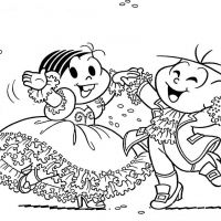 Desenhos para colorir Turma da Mônica