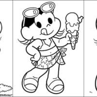 Desenhos para colorir Turma da Mônica