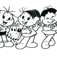 Desenhos para colorir Turma da Mônica
