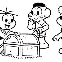 Desenhos para colorir Turma da Mônica