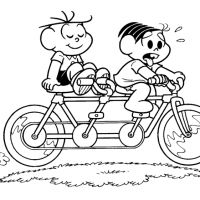 Desenhos para colorir Turma da Mônica
