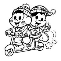 Desenhos para colorir Turma da Mônica