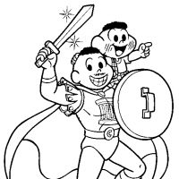 Desenhos para colorir Turma da Mônica