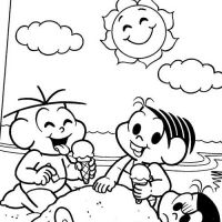 Desenhos para colorir Turma da Mônica