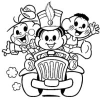 Desenhos para colorir Turma da Mônica