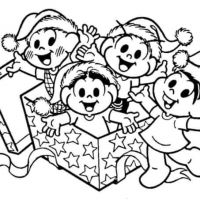 Desenhos para colorir Turma da Mônica