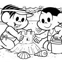 Desenhos para colorir Turma da Mônica
