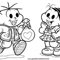 Desenhos para colorir Turma da Mônica