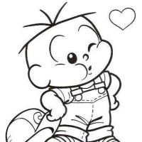Desenhos para colorir Turma da Mônica