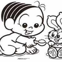 Desenhos para colorir Turma da Mônica