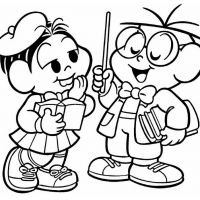 Desenhos para colorir Turma da Mônica